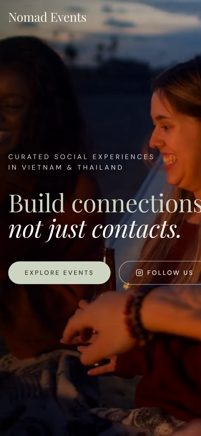 Nomad Events redesign